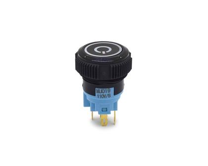 Imagem de Chave Push-Button 110V Liga-(Liga) IP67 - Azul - L19F-11EPM-AAB110V