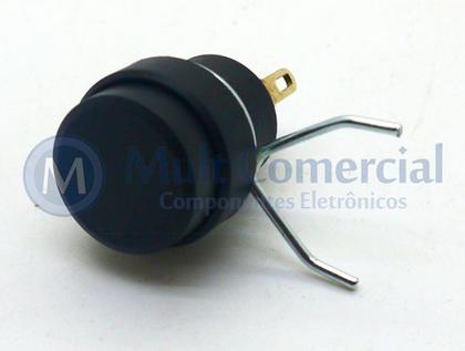 Imagem de Chave Push-Button 1A - CS-392 - Preto - Margirius