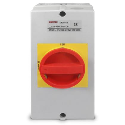 Imagem de Chave Rotativa Lw30-63 Liga/desliga Tripolar 63a - Com Caixa
