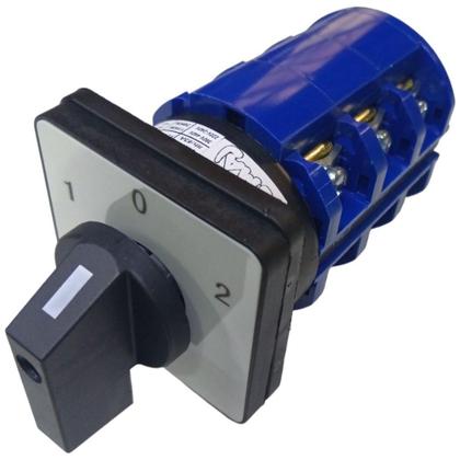 Imagem de Chave Rotativa Manual de 63a com 3 Posições 1.0.2 Trifásica Transferência Tripolar