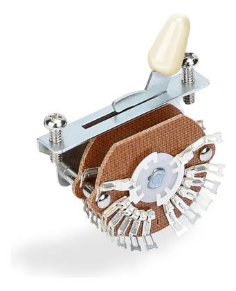 Imagem de Chave seletora Super Switch 5 POSIÇÕES guitarra creme KOREA