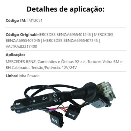 Chave Seta Marilia Mercedes Caminhões Onibus 1992 Em Diante