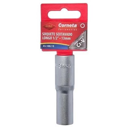 Imagem de Chave Soquete Sextavado Longo 1/2 13mm  Corneta