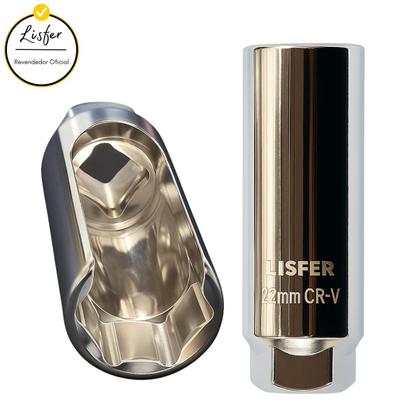 Imagem de Chave Soquete Sonda Lambda Longa 22MM 1/2 Reforçada - Lisfer