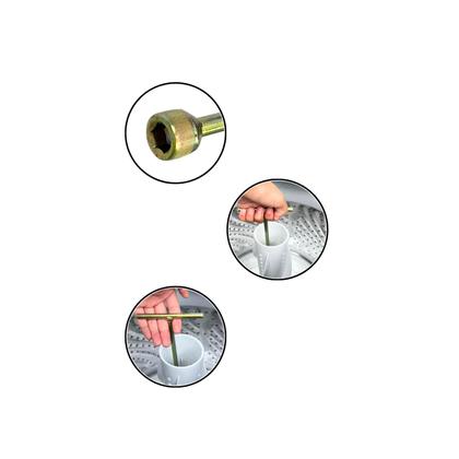 Imagem de Chave T 10mm Longa 42cm Agitador Lavar Electrolux Brastemp