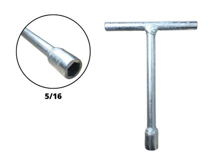 Imagem de Chave T Canhão 5/16 Para Agitador Brastemp Consul 8 Blades