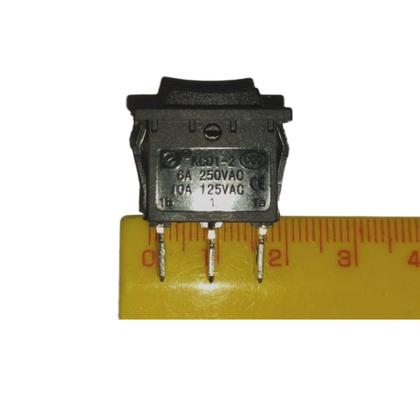 Imagem de Chave Tic Tac 3 Posições On/off/on - 3 Terminais - KCD1-103