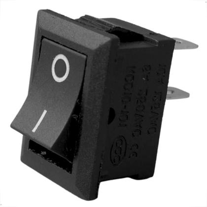 Imagem de Chave Tic Tac Liga Desliga 10A Quadrado 50 Unidades On/off 2 Terminais Kcd1-101