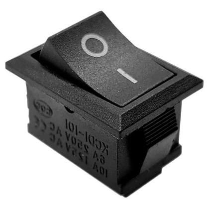 Imagem de Chave Tic-Tac Quadrada Technoise Preta - (Pacote Com 10 Peças)