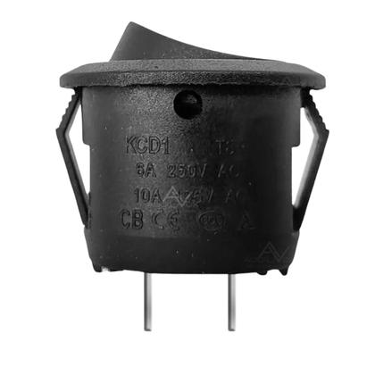 Imagem de Chave Tic-Tac Redonda Technoise Preta - (Pacote Com 10 Peças)