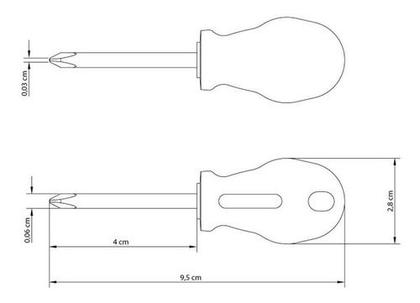 Imagem de Chave Toco Phillips 1/4 X 1.1/2 Polegada - Tramontina
