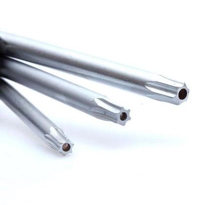 Imagem de Chave Torx Estrela Dobrável com Furo 7 Peças Western Etilux