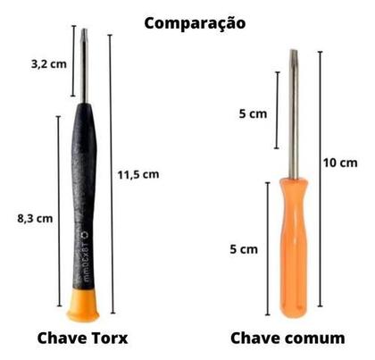 Imagem de Chave Torx T8 Com Furo Pra Abrir Ps5 Ps4 Ps3 Xbox