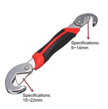 Imagem de Chave Universal Mestra Com Boca Ajustável 9 A 22mm Em Aço