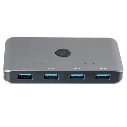 Imagem de Chaveador switch  matrix hub kvm 4x4 portas usb 3.0/2.0 