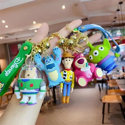 Imagem de Chaveiro 3d Buzz Lightyear Coleção Toy Story Personagem Acessório Chave Carro Bolsa Presente