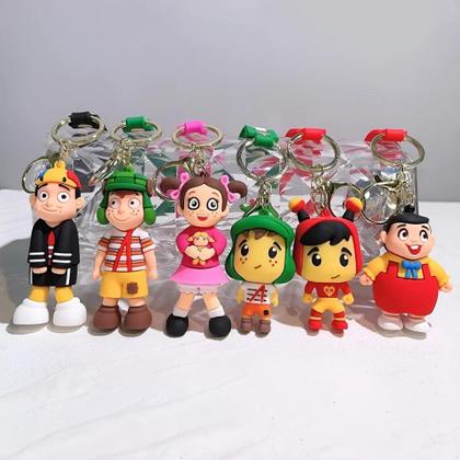 Imagem de Chaveiro 3d Chaves Personagem Turma Do Chaves Coleção Chave Carro Bolsa