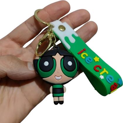 Imagem de Chaveiro 3d Docinho Meninas Superpoderosas Personagem Chave Carro Bolsa Pingente