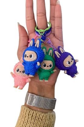 Imagem de Chaveiro 3d Labubu Diversas Cores Presente Criança Coleção