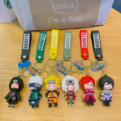Imagem de Chaveiro 3d Naruto Azumaki Personagem Coleção Anime Chave Carro Bolsa Pingente