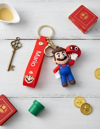 Imagem de Chaveiro 3d Super Mario Bros Coleção Personagem Acessório Chave Carro Bolsa Presente Desenhos