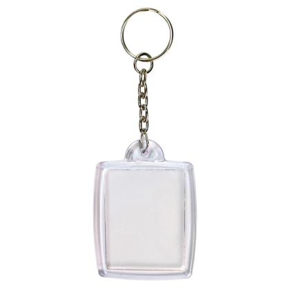 Imagem de Chaveiro Acrílico 3X4 Para Personalizar - 100 Unidades