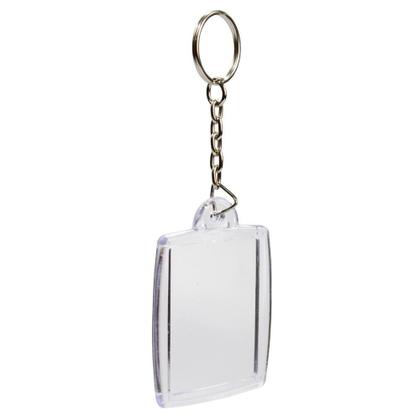 Imagem de Chaveiro Acrílico 3X4 Para Personalizar - 100 Unidades