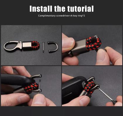 Imagem de Chaveiro Audi Q3 A3 A4 A5 Q5 RS Q7 R8 TTRS Q8 A7 Acessório C