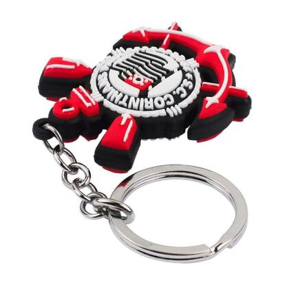 Imagem de Chaveiro Borracha 3D Escudo Time 6cm - Corinthians - Mileno