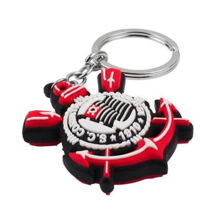 Imagem de Chaveiro Borracha 3D Escudo Time 6cm - Corinthians - Mileno