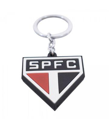 Imagem de Chaveiro Borracha São Paulo com Brasão Oficial - Minas de Presentes