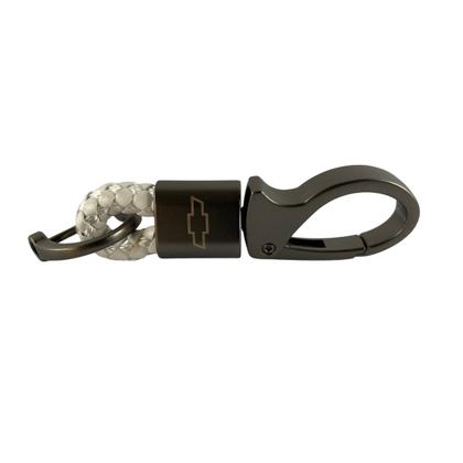 Imagem de Chaveiro Carro Metal c/ detalhe Couro Genuíno Chevrolet Onix