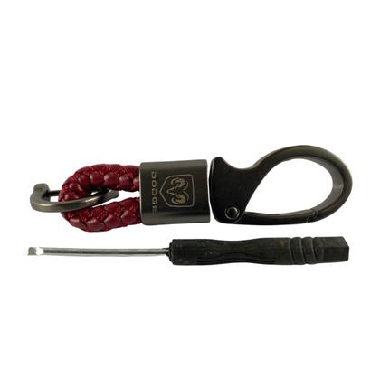 Imagem de Chaveiro Carro Metal c/ detalhe Couro Genuíno todos Modelos