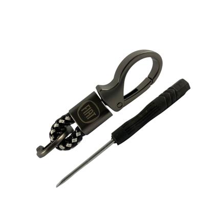 Imagem de Chaveiro Carro Metal c/ detalhe Couro Genuíno todos Modelos