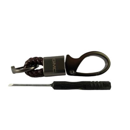 Imagem de Chaveiro Carro Metal c/ detalhe Couro Genuíno todos Modelos