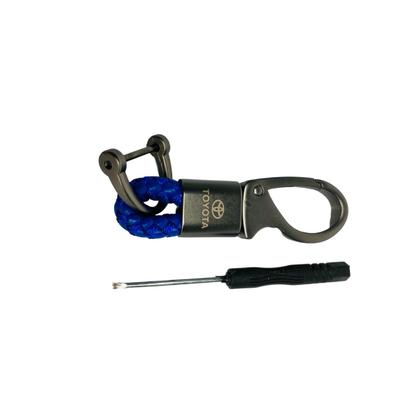 Imagem de Chaveiro Carro Metal c/ detalhe Couro Genuíno Toyota Corolla