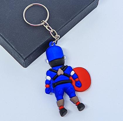 Imagem de Chaveiro com Pingente Mini Boneco 3D emborrachado Super Heróis Homem Aranha Stitch Chaveiros Presente Meninos/Meninas