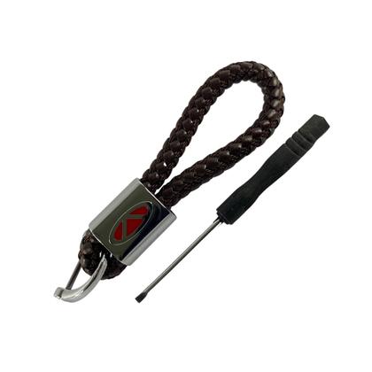 Imagem de Chaveiro Couro Genuíno chave Carro Caoa Cherry Todas cores