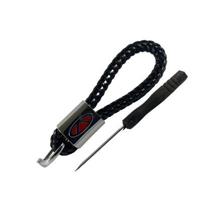 Imagem de Chaveiro Couro Genuíno chave Carro Caoa Cherry Todas cores