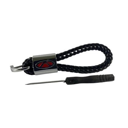 Imagem de Chaveiro Couro Genuíno chave Carro Caoa Cherry Todas cores