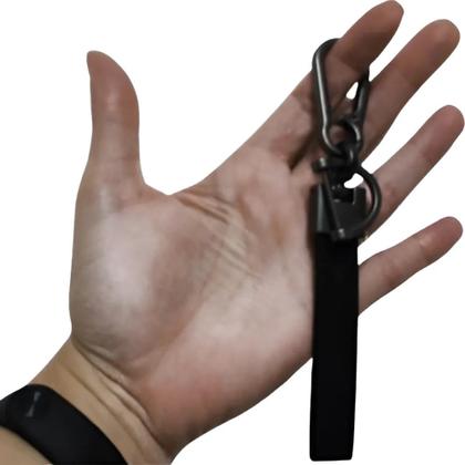 Imagem de Chaveiro Couro Premium Mosquetão Metal Chave Carro + Chave Fenda Presente Luxo