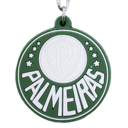 Imagem de Chaveiro De Borracha Com Brasão De Time - Palmeiras