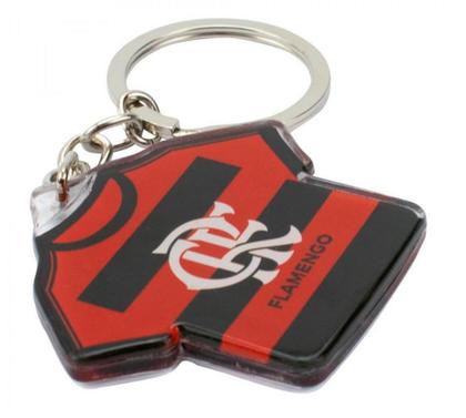 Imagem de Chaveiro de Metal Camisa Futebol 5cm Flamengo Oficial - Minas de Presentes