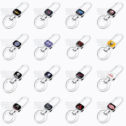 Imagem de Chaveiro De Metal Nissan Mosquetão Gatilho Carro