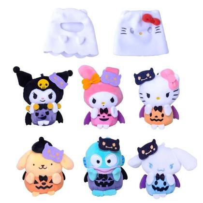 Imagem de Chaveiro de Pelúcia Kawaii Hellokitty Halloween - Fantasma Cinnamoroll