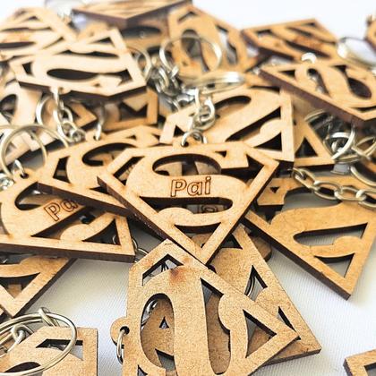 Imagem de Chaveiro Dia Dos Pais Personalizado Em Mdf 50 Un.