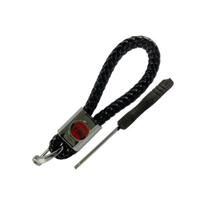 Imagem de Chaveiro Em Couro Genuíno chave Carro Fiat Touro Todas cores