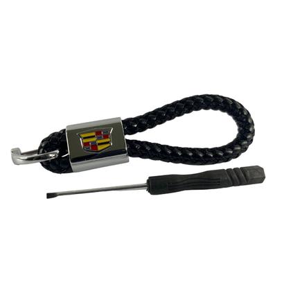 Imagem de Chaveiro Em Couro Genuíno P/chave Carro Caddilac Todas cores