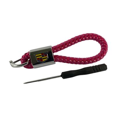 Imagem de Chaveiro Em Couro Genuíno P/chave Carro Caddilac Todas cores