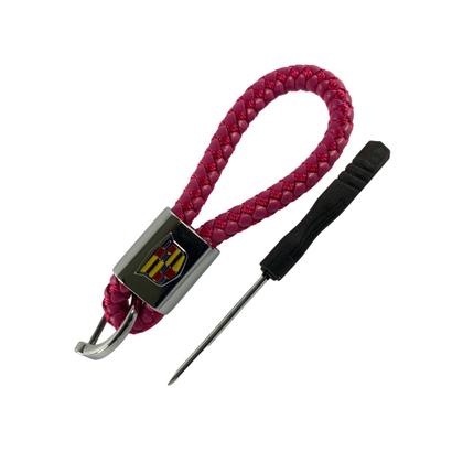 Imagem de Chaveiro Em Couro Genuíno P/chave Carro Caddilac Todas cores